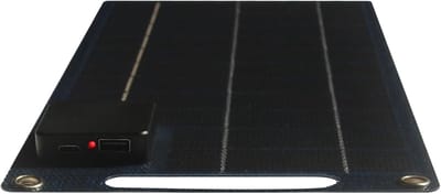 Draagbaar Zonnepaneel - Noodlader Outdoor - Energie Ondersteuning - Waterdicht Ontwerp - 100 W - Zwart