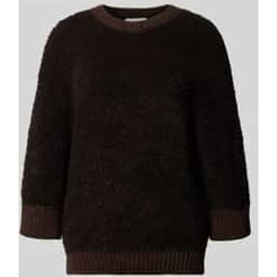 Loose fit gebreide pullover met wol