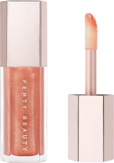 Gloss Bomb Universal Lip Luminizer Glass Champ Stamp Fantasy 9 ml – Lip Gloss, High-Shine Finish, For Women, Peach-Vanilla, Champagne, Shea Butter, Suitable For Daily Wear