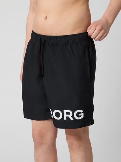 Björn Borg Zwembroek Jongens Zwemshort Kinderen - Recycled Polyester - Zwart - Maat 134-140