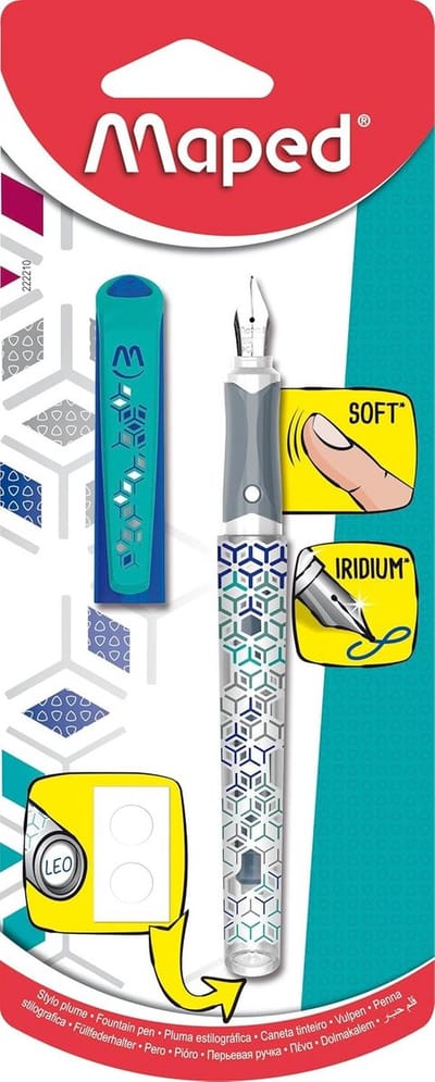 Vulpen met Inktpatroon - Ergonomische Vulpen voor Mooi en Comfortabel Schrijven - Blauw