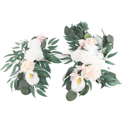 Bruiloft Simulatie Boog Bloem Bloem Decoratie Bruiloft Podium Achtergrond Bloemen gray