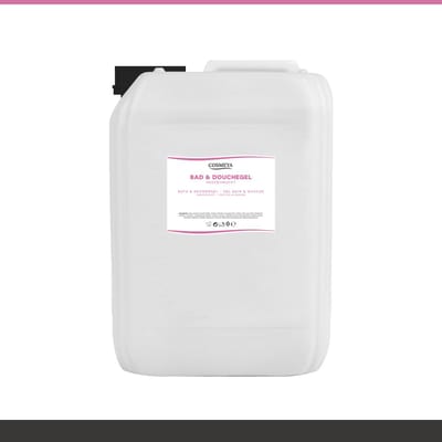 Bad & Douchegel - Passievrucht - Lichtroze/Transparant - 5 Liter - Cosmeya | Navullen.com Navullen Cosmeya.nl Ltr Jerrycan Navulling