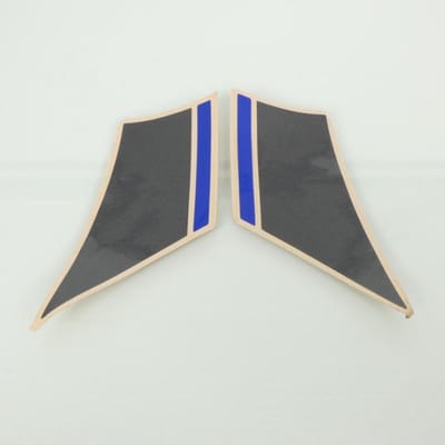 Paire d'autocollants origine pour moto Suzuki 750 GSXR 1991 68280-18D10-H16 Neuf