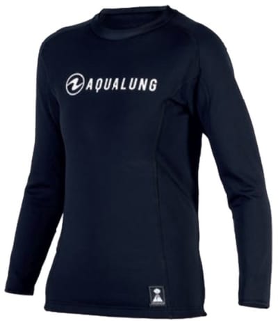 Aqualung Top Ceramiqskin Rashguard Met Lange Mouwen Blauw 2XL Man