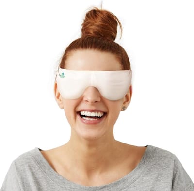 NatraCure oogmasker voor droge ogen - warmtetherapie - koudetherapie - gezwollen, vermoeide en geïrriteerde ogen - strontjes - blefaritis - silica korrels