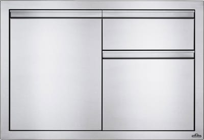 Napoleon grills - Inbouwdeur en afvalkast combinatie klein (100x71 cm)