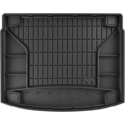 FROGUM TM Kofferbakmat - Geschikt voor KIA XCeed (vanaf 2019) - Bovenste laadvloer - TPE Rubber - Zwart