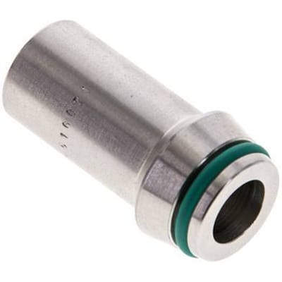 16x3mm RVS Rechte met Lasverbinding 400bar FKM O-ring ISO 8434-1