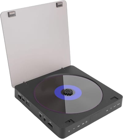 Dvd Speler - Regiovrij Speler - Films Kijken - Foutcorrectie - 15.1 cm - Zwart