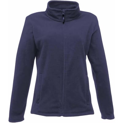 Regatta Dames/Dames Microfleece Full Zip Jas (Donkere marine)