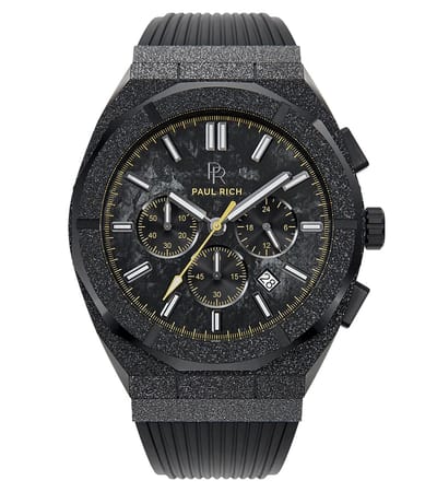Paul Rich Limited Motorsport LMS03-R Frosted Carbon Yellow Rubber horloge