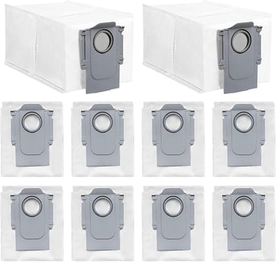 10 x Stofzuigerzakken geschikt voor Roborock Q Revo / P10/P20/V20/S8 - stofzak vervanging