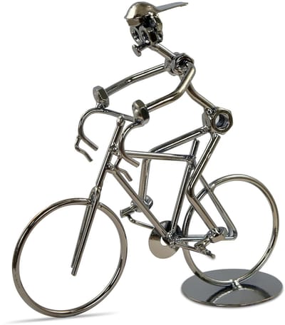 NTH products- Fietsmodel Retro - IJzeren Kunst Ornament - Bureau Decoratie - Cadeau voor Fiets Liefhebber - Hoogwaardige Metaal - Afmeting 9,5x7x20 cm