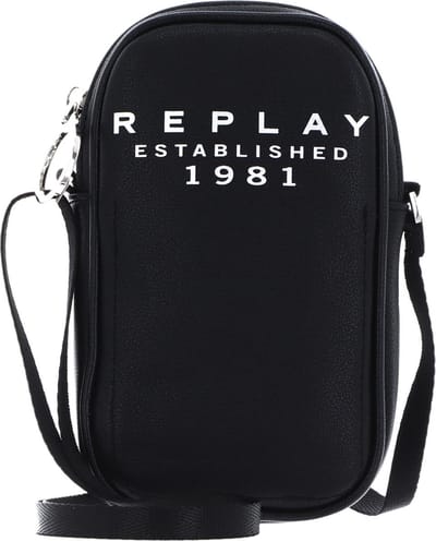 REPLAY Telefoontasje Smartphonebag Black Zwart