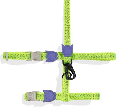 Zee.Dog Nox Lumen Harnas + Lijn - Kattenharnas -