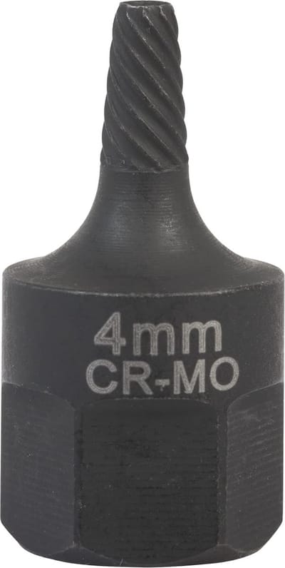 SW-Stahl 05542L-4 spiraalgroefdraaiwisselplaten, 10 mm (3/8") aandrijving 4 mm