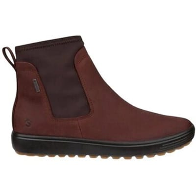 Ecco Soft 7 Tred dames enkellaars - Expresso - Maat 37