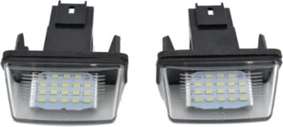 TLVX LED Kenteken Units Storingsvrij Geschikt voor Peugeot – Citroën – Canbus – Goede pasvorm – 6000K wit licht – Autoverlichting – 12V – 206 -207 – 306 – 307 – 308 – 406 – 407 – C3 – C4 – C5 – C6 – Saxo – Berlingo – Xsara – Picasso (2 stuks)