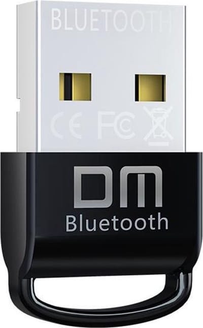 DrPhone DM30 Mini Bluetooth 5.0 Dongle Adapter - 10 tot 20m bereik– Datatransmissiesnelheid tot 3Mbps - Zwart