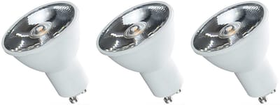 Spectrum LED Lamp GU10 230V 6W - 480 Lumen - 4000K Neutraal Wit - Natuurlijk licht - Energiezuinig - 3 stuks