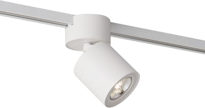 QAZQA roto - Moderne Spot railsysteem verlichting, railverlichting geschikt voor led - 1 lichts - Ø 9.6 cm - Wit - Woonkamer | Slaapkamer | Keuken