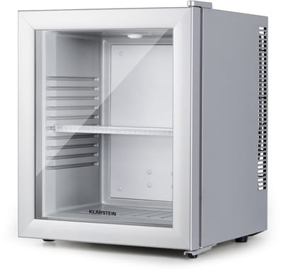 Klarstein Mini-Koelkast Brooklyn 23 Glazen Deur LED 23L - Minikoelkast Drankkoeler Hotelkoelkast - voor Hotelkamer voor Slaapkamer voor Studentenkamer - Compact - Mini Fridge - Kleine Koelkast - Compact Koelkast