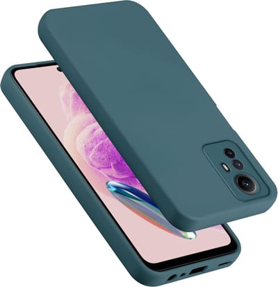 Cadorabo Hoesje geschikt voor Redmi Note 12S in LIQUID GROEN - Beschermhoes gemaakt van flexibel TPU silicone Case Cover