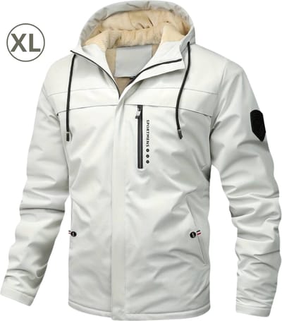 Nivard Parka Heren Winterjas - Heren - Winter - Jas - Volwassen - Beige - Maat XL