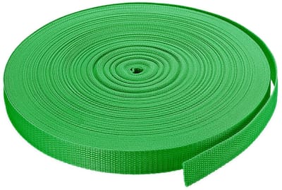 Dailygoods - MACHSWON 2.5cm Lichtgewicht Polypropyleen Webbing Strap 1 "50 Yards Donkergroene Strapping Band voor Outdoor