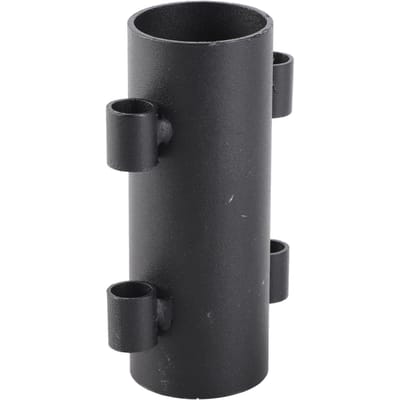 Fixation de Poteau de Tonnelle avec Trou Double Face Support Métallique pour Tube de Store Poteaux de Tente de Camping Extérieure Parasol de Patio