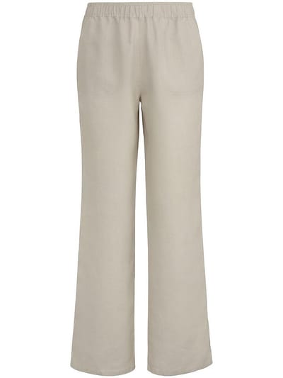 Comfortbroek pasvorm Cornelia 100% linnen Van Peter Hahn beige