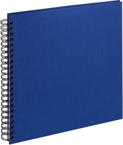 Walther SA-510-L Cloth - Spiraal album - Formaat 30 x 30 cm - Blauw