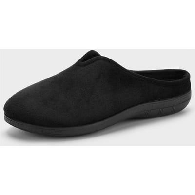 Pantoffels met zool met grip - zwart - Gr. 37 van Goldner Fashion