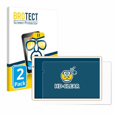 BROTECT - Screenprotector voor Facetel Q3 - Folie Beschermfolie transparant 2 Stuks