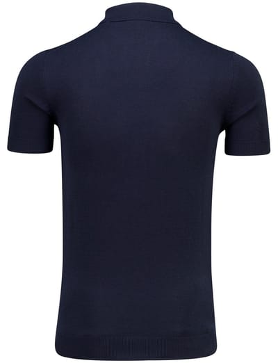 Born With Appetite poloshirt korte mouw donkerblauw