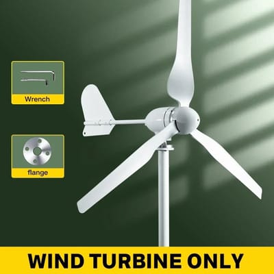 Windgenerator – Windturbine – Duurzame Energie – Elektriciteitsgenerator – Roestvast Stalen As - 2KW Windturbine - 48V