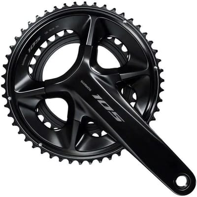 Shimano Fc-r7100 Crankstel Zilver 160 mm / 50/34t