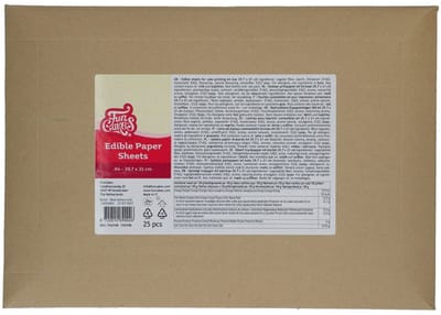 FunCakes Eetbare Papier Vellen - Eetpapier - A4 Formaat - pk/25
