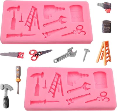 Dailygoods- Bakvorm Siliconen Duurzaam - Bakvormen - Cakevorm - Mallen - Roze - 12x8x5,5cm - Siliconen Mal