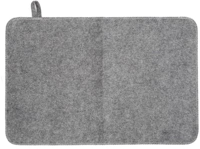 Dailygoods- Saunakussen met sterke waterabsorptie - Viltmateriaal - Ademend - Draagbaar met opknoping ring - Comfortabel - Geschikt voor sauna/bad - Saunamat