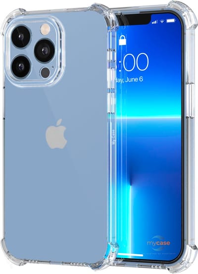 Hoesje geschikt voor Apple iPhone 13 Pro Max hoesje siliconen - backcover - optimale bescherming - Transparant