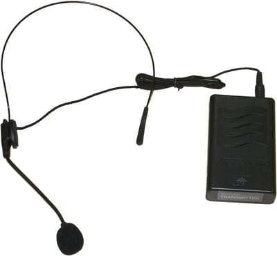 Draadloos Microfoonsysteem met 2 Kanalen en 2 Microfoons: Handheld en Headset