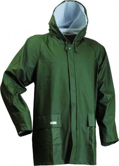 Donkergroene regenjas van Lyngsøe Rainwear L