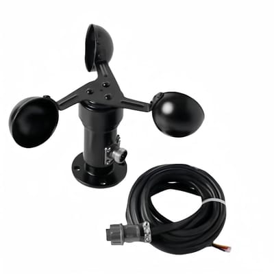 Anemometer Cup Type met RS485 Uitgang voor Windsnelheid en Vochtigheid - Nauwkeurig Windsnelheidsmeet Systeem met Montageflens