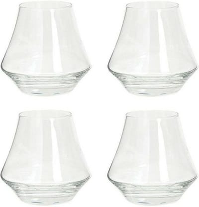 Secret de Gourmet Whisky glazen - 4x - transparant - 290 ml - drinkglazen - waterglazen