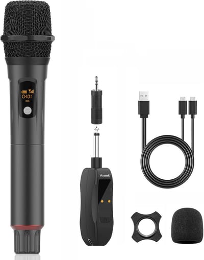 Draadloze Karaoke Microfoons met Oplaadbare Ontvanger voor Professioneel Zingen