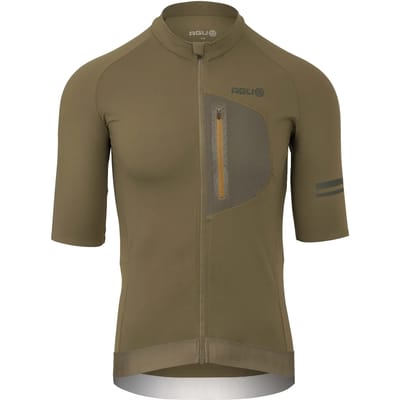 AGU Venture Gravel Fietsshirt Heren - Korte Mouwen - Stone Moss - Maat M