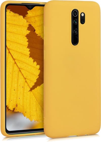 kwmobile telefoonhoesje geschikt voor Xiaomi Redmi Note 8 Pro - Hoesje voor smartphone - Back cover in honinggeel