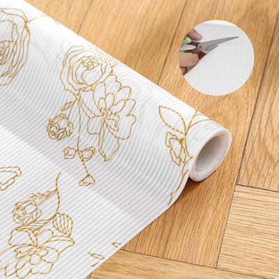 Niet-klevende, antislip EVA-koelkastmat – Plastic koelkastonderlegger – Kastplankbeschermer – Keukenmat voor onder de gootsteen – Lade-inlegger voor kasten en schoenenkasten – Op maat te knippen, water- en oliebestendige keukenmat - 30 x 100 cm